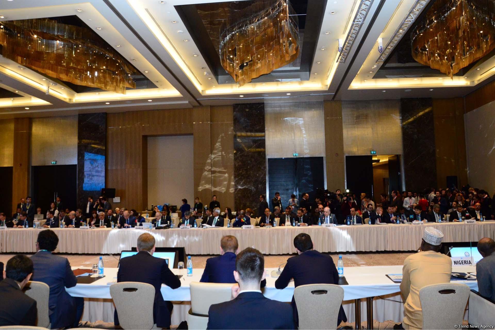 OPEC/non-OPEC Joint Ministerial Monitoring Committee meeting underway in Baku (PHOTO)
