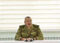 President Ilham Aliyev visits military unit of Special Forces of Defense Ministry (PHOTO)