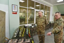 President Ilham Aliyev visits military unit of Special Forces of Defense Ministry (PHOTO)