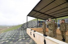 President Ilham Aliyev visits military unit of Special Forces of Defense Ministry (PHOTO)