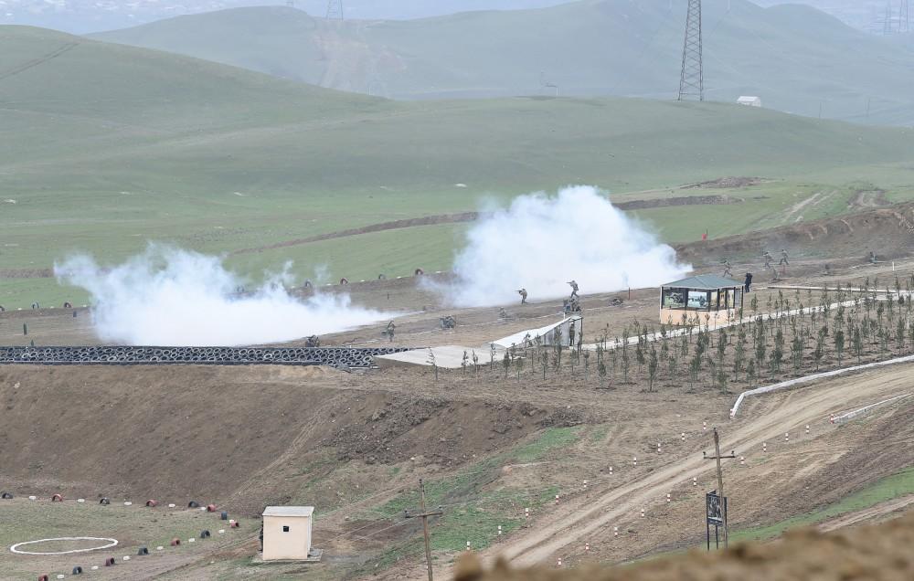 President Ilham Aliyev visits military unit of Special Forces of Defense Ministry (PHOTO)