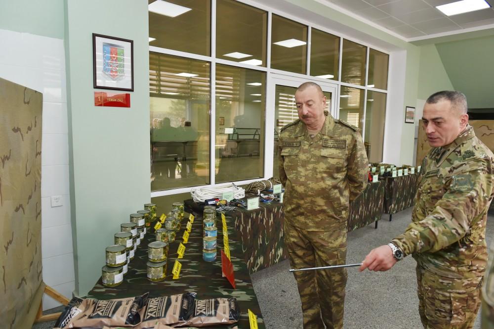 President Ilham Aliyev visits military unit of Special Forces of Defense Ministry (PHOTO)