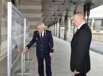 President Ilham Aliyev views passenger train to run on Baku-Tbilisi- Kars route (PHOTO)