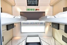 President Ilham Aliyev views passenger train to run on Baku-Tbilisi- Kars route (PHOTO)