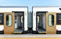 President Ilham Aliyev views passenger train to run on Baku-Tbilisi- Kars route (PHOTO)