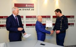 Staff members of Trend news agency awarded for positive coverage of 100th anniversary of Azerbaijani Security Bodies (PHOTO)