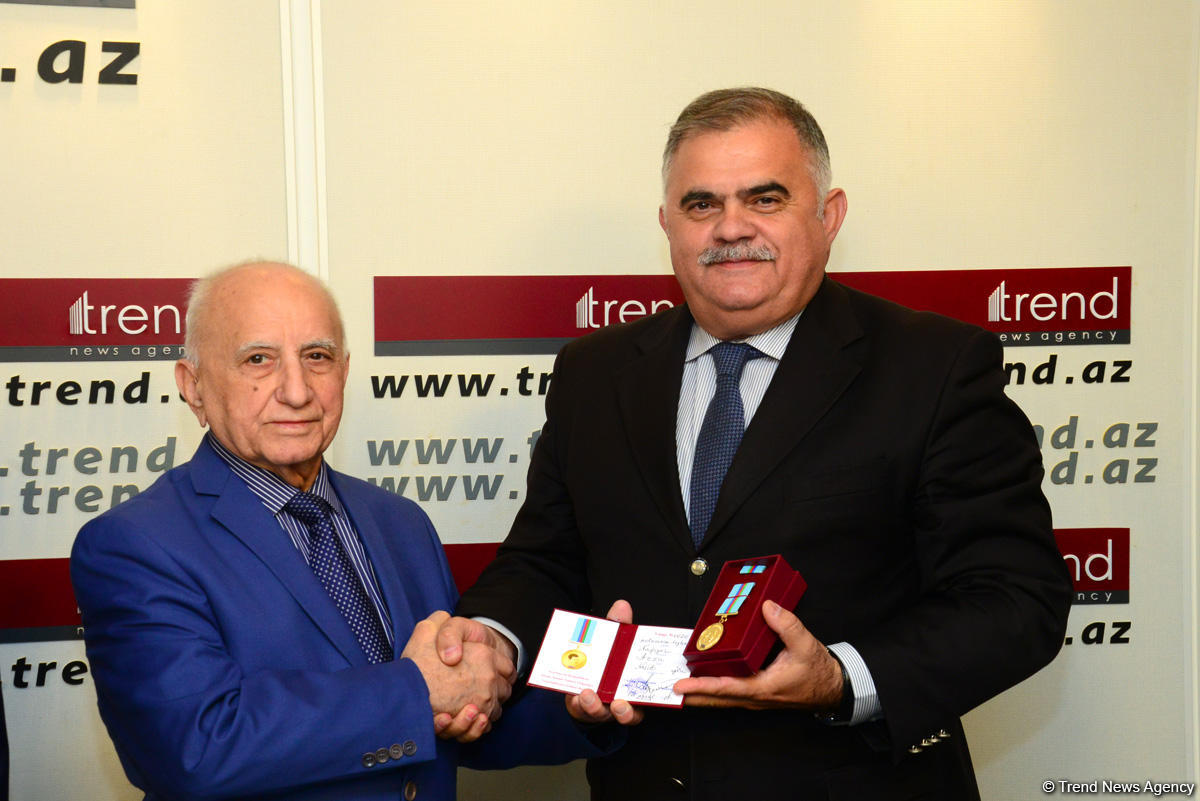 Staff members of Trend news agency awarded for positive coverage of 100th anniversary of Azerbaijani Security Bodies (PHOTO)