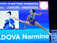 Second day of AGF 2nd Junior Trophy in Rhythmic Gymnastics tournament kicks off in Baku (PHOTO)