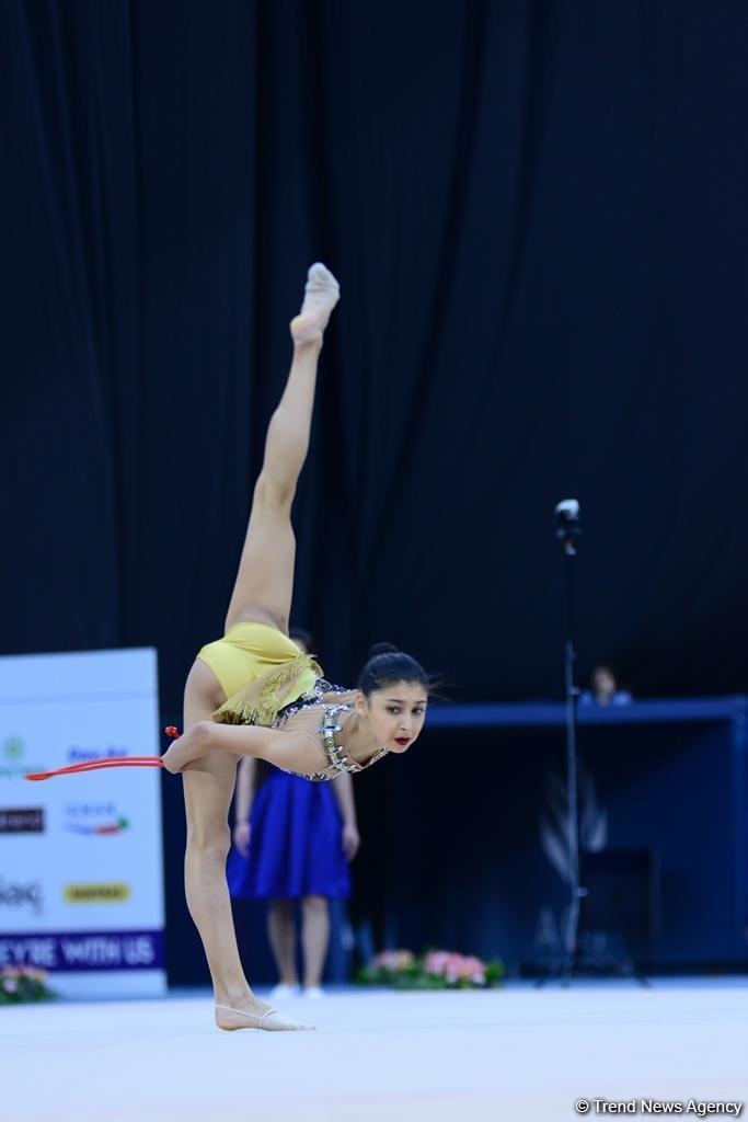 Second day of AGF 2nd Junior Trophy in Rhythmic Gymnastics tournament kicks off in Baku (PHOTO)