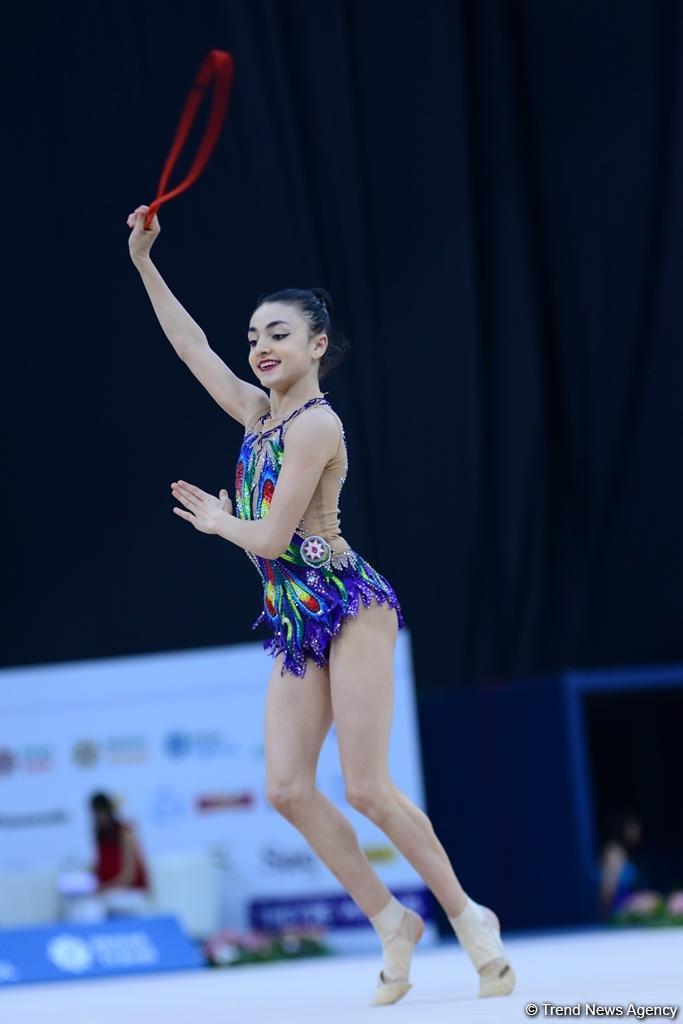 Second day of AGF 2nd Junior Trophy in Rhythmic Gymnastics tournament kicks off in Baku (PHOTO)