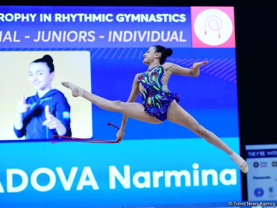 Second day of AGF 2nd Junior Trophy in Rhythmic Gymnastics tournament kicks off in Baku (PHOTO)