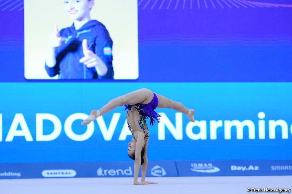 Second day of AGF 2nd Junior Trophy in Rhythmic Gymnastics tournament kicks off in Baku (PHOTO)