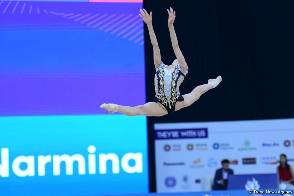 Second day of AGF 2nd Junior Trophy in Rhythmic Gymnastics tournament kicks off in Baku (PHOTO)