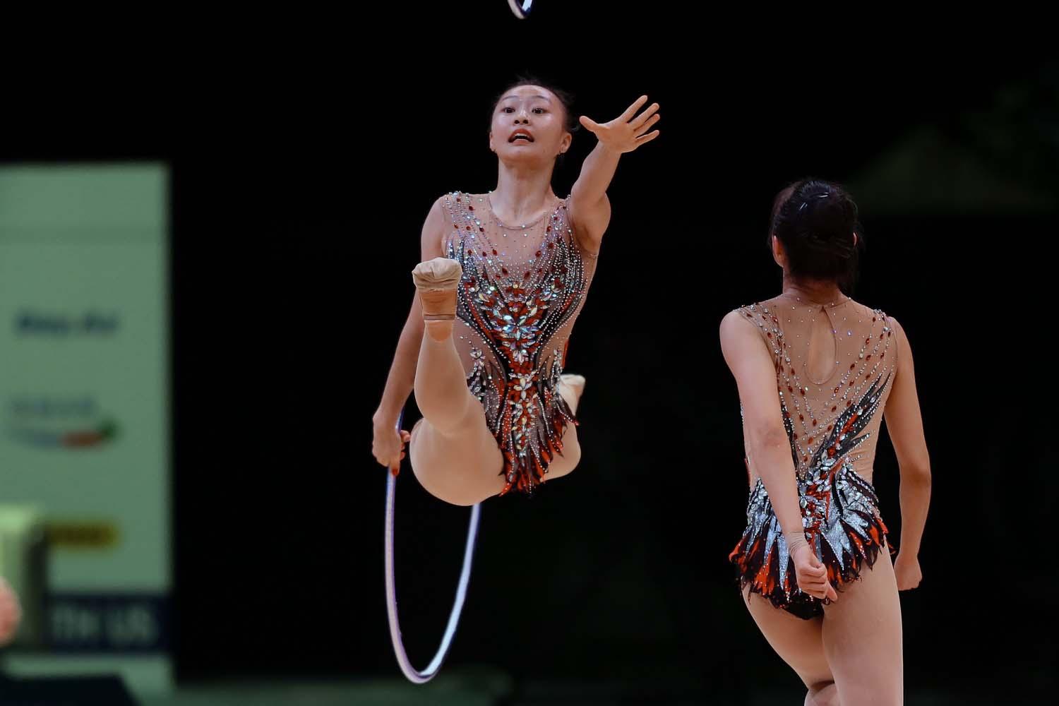Podium training held in Baku for upcoming Rhythmic Gymnastics World Cup (PHOTO)