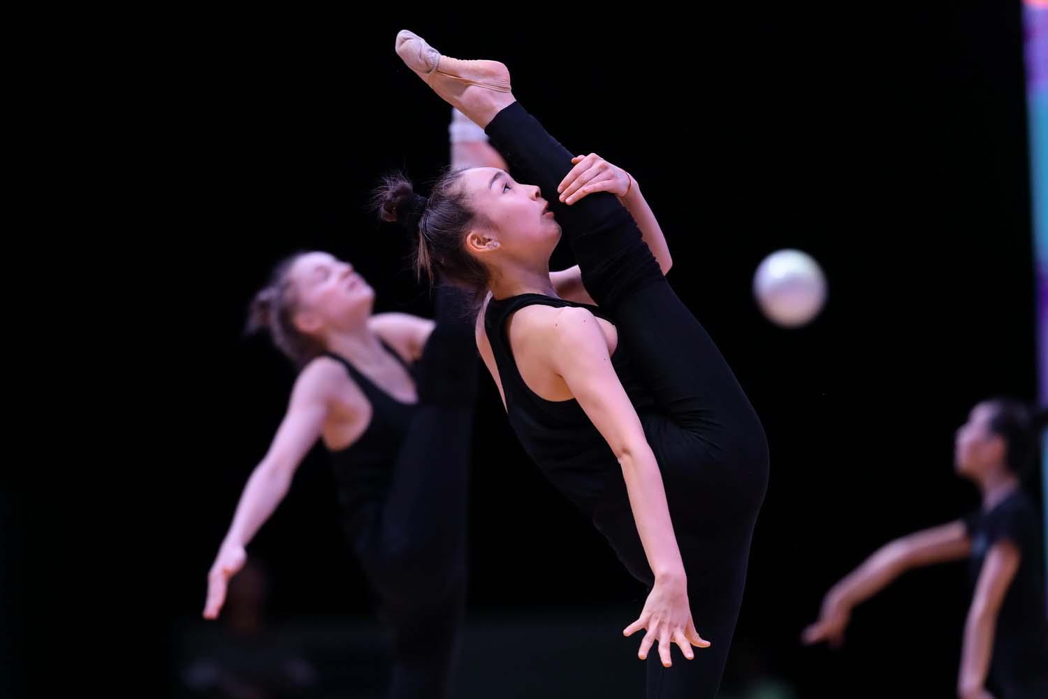 Podium training held in Baku for upcoming Rhythmic Gymnastics World Cup (PHOTO)