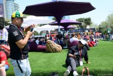 Fans of Formula 1 SOCAR Azerbaijan Grand Prix at Baku Boulevard (PHOTO)