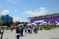 Fans of Formula 1 SOCAR Azerbaijan Grand Prix at Baku Boulevard (PHOTO)