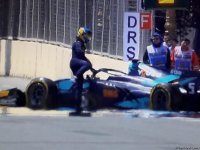 3 pilots of F2™ stop race due to accident at Formula 1 SOCAR Azerbaijan Grand Prix 2019 (PHOTO)