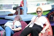Spectators of F1 SOCAR Azerbaijan Grand Prix 2019 enjoying sights of Baku (PHOTO)
