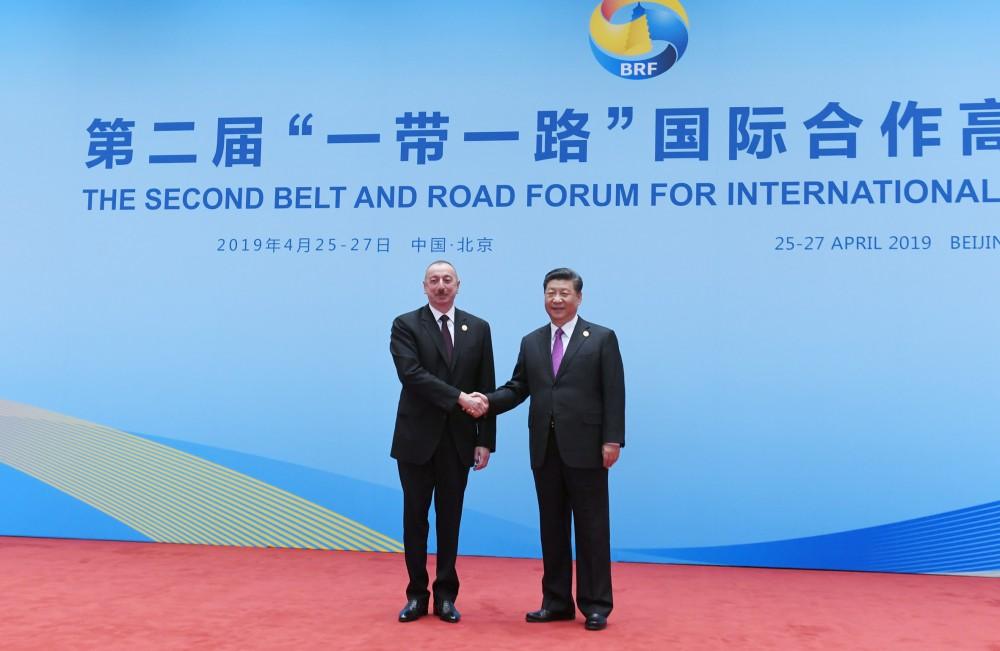 Ilham Aliyev attends Second Road and Belt International Cooperation Forum in Beijing (PHOTO)