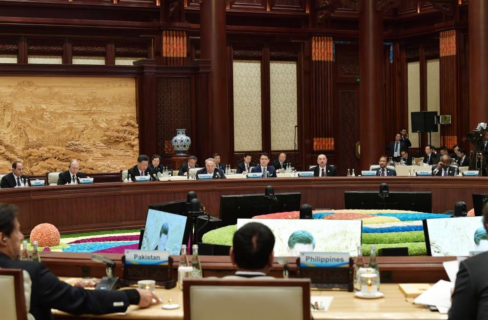 Ilham Aliyev attends Second Road and Belt International Cooperation Forum in Beijing (PHOTO)