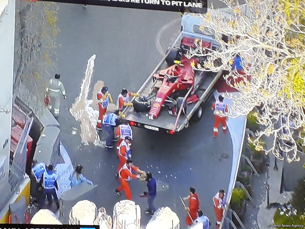 Next serious accident at Formula 1 SOCAR Azerbaijan Grand Prix 2019 (PHOTO)