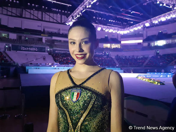 Very strong rivals at FIG World Cup in Baku - Italian gymnast