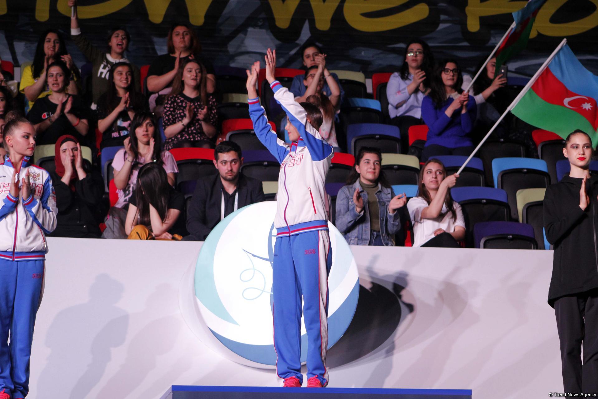 Award ceremony of World Cup in individual all-around held in Baku (PHOTO)