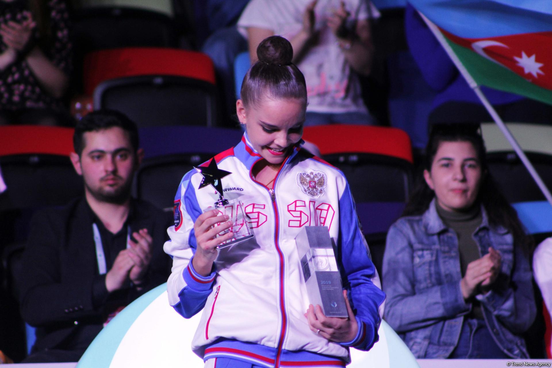 Award ceremony of World Cup in individual all-around held in Baku (PHOTO)