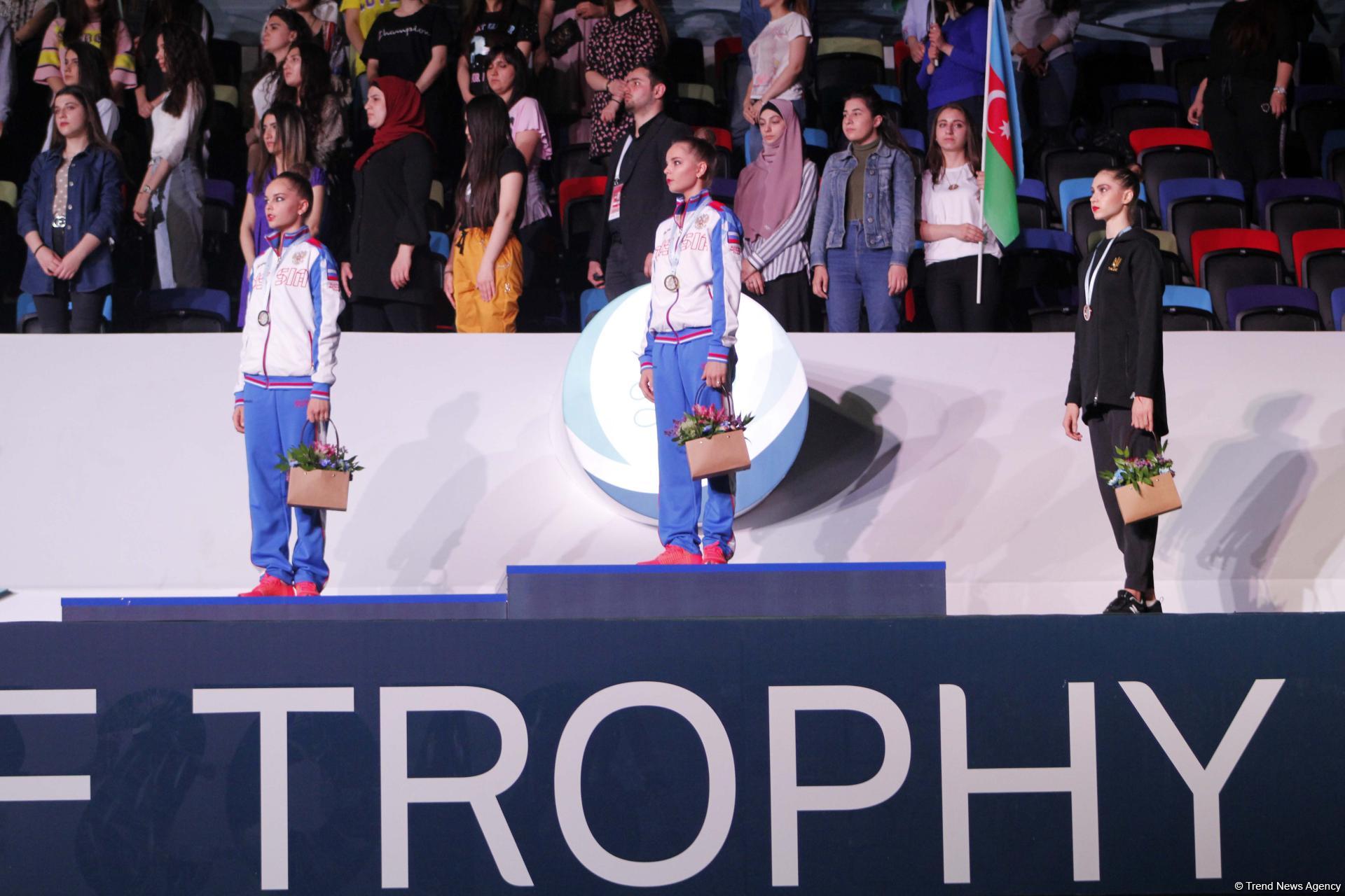 Award ceremony of World Cup in individual all-around held in Baku (PHOTO)
