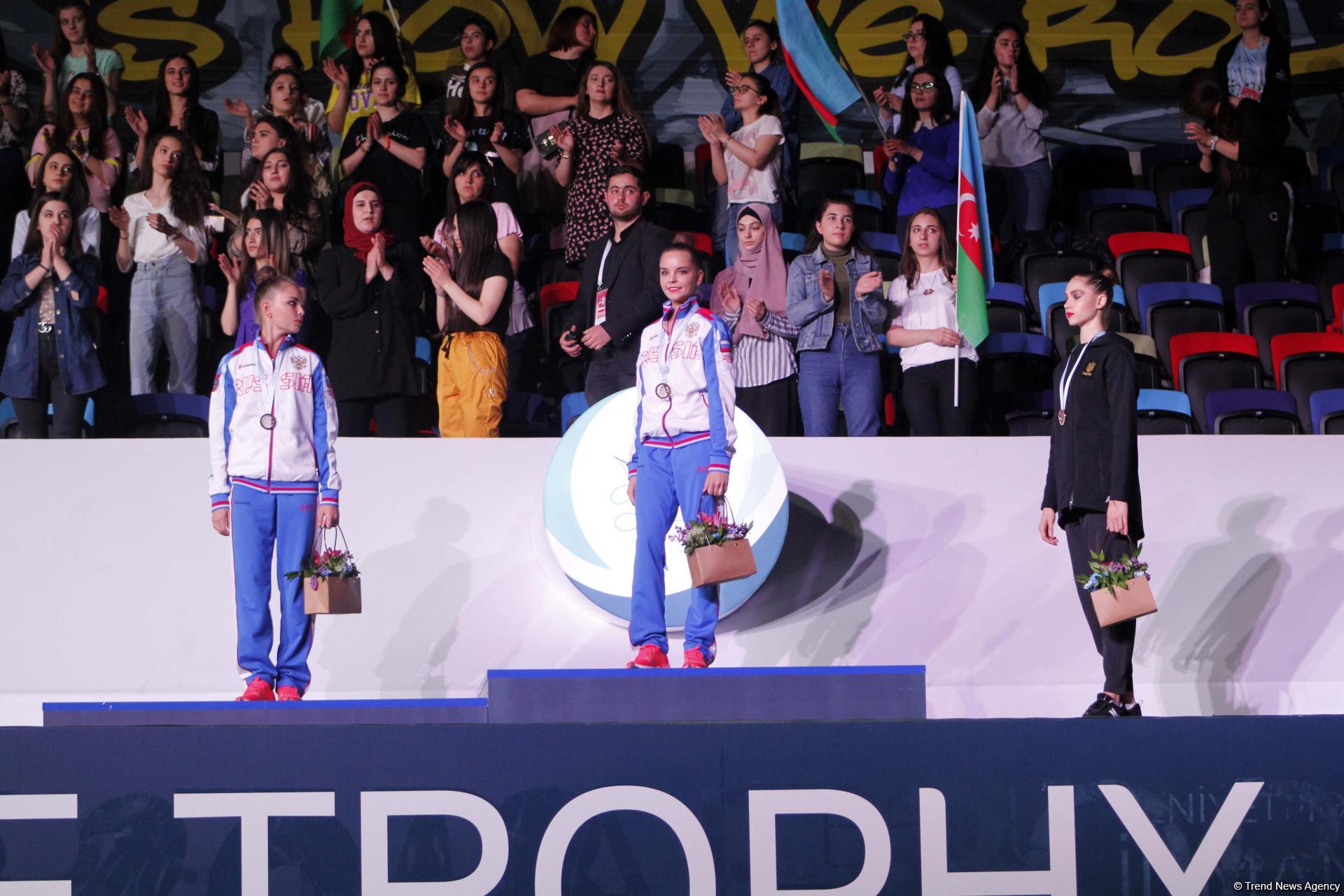 Award ceremony of World Cup in individual all-around held in Baku (PHOTO)