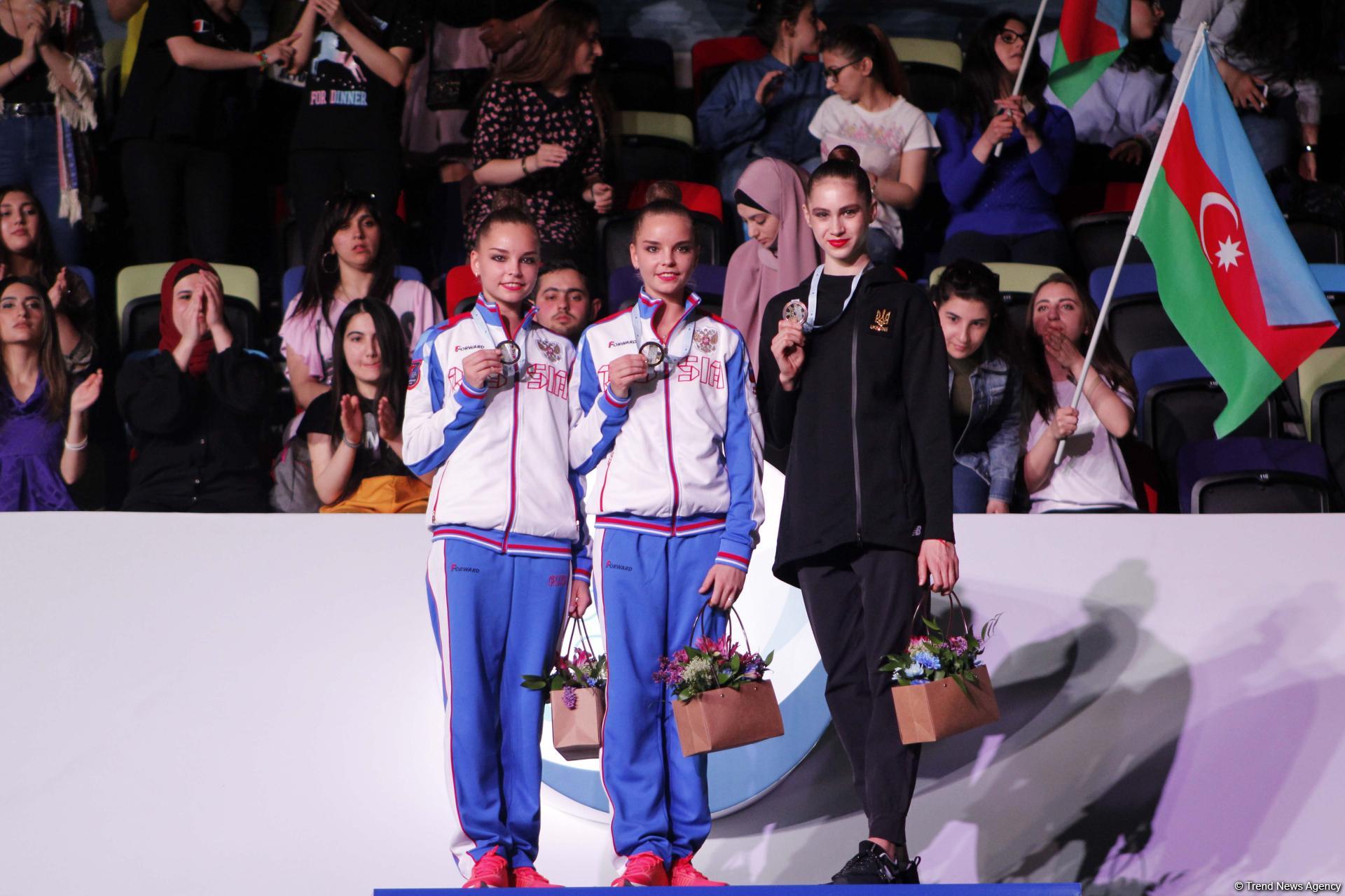 Award ceremony of World Cup in individual all-around held in Baku (PHOTO)