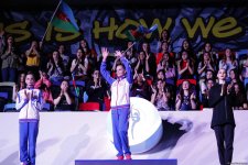 Winners in individual finals of FIG Rhythmic Gymnastics World Cup awarded in Baku (PHOTO)