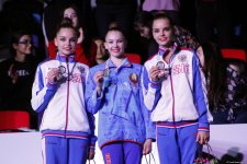 Winners in individual finals of FIG Rhythmic Gymnastics World Cup awarded in Baku (PHOTO)