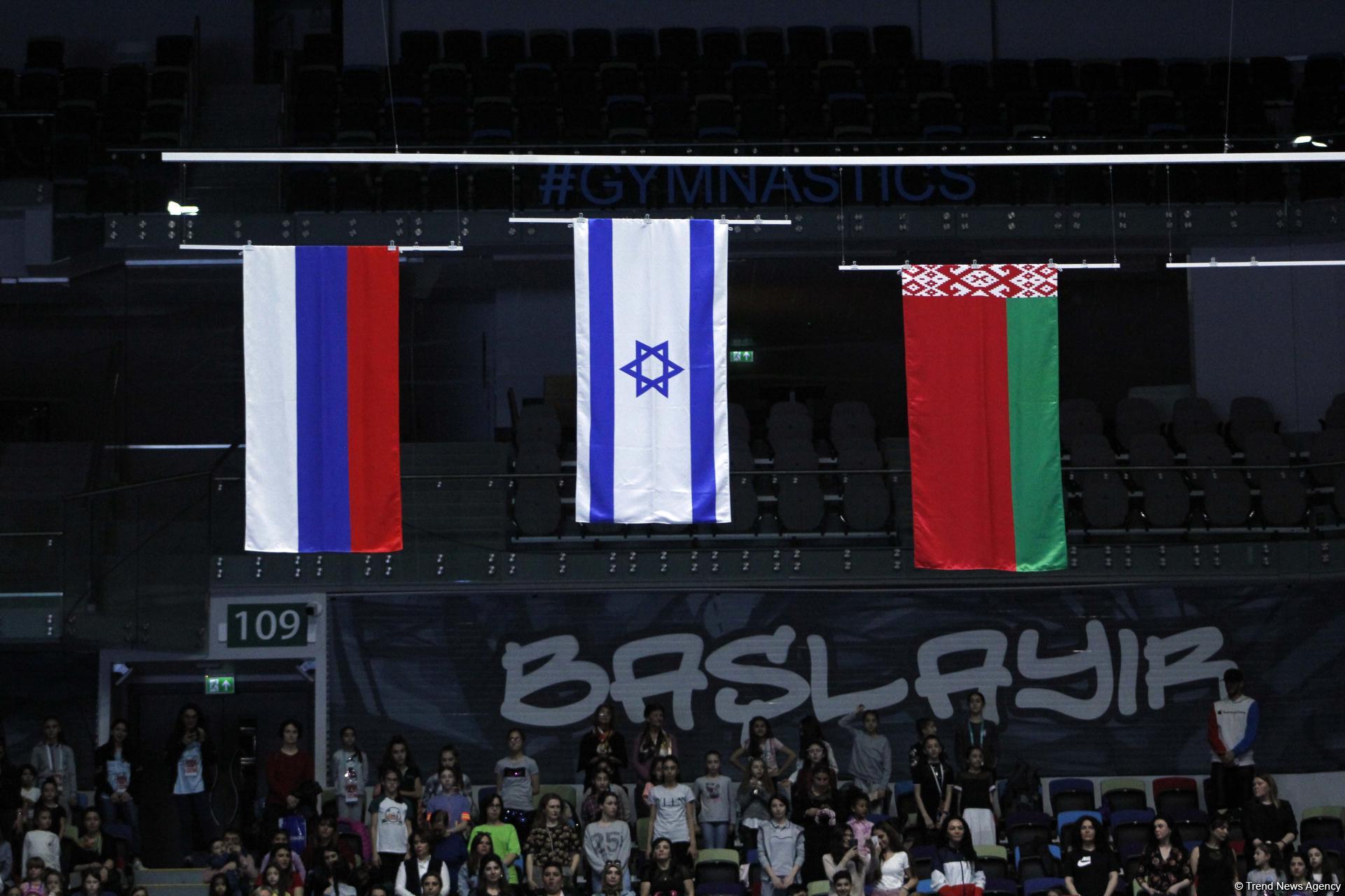 Winners in individual finals of FIG Rhythmic Gymnastics World Cup awarded in Baku (PHOTO)