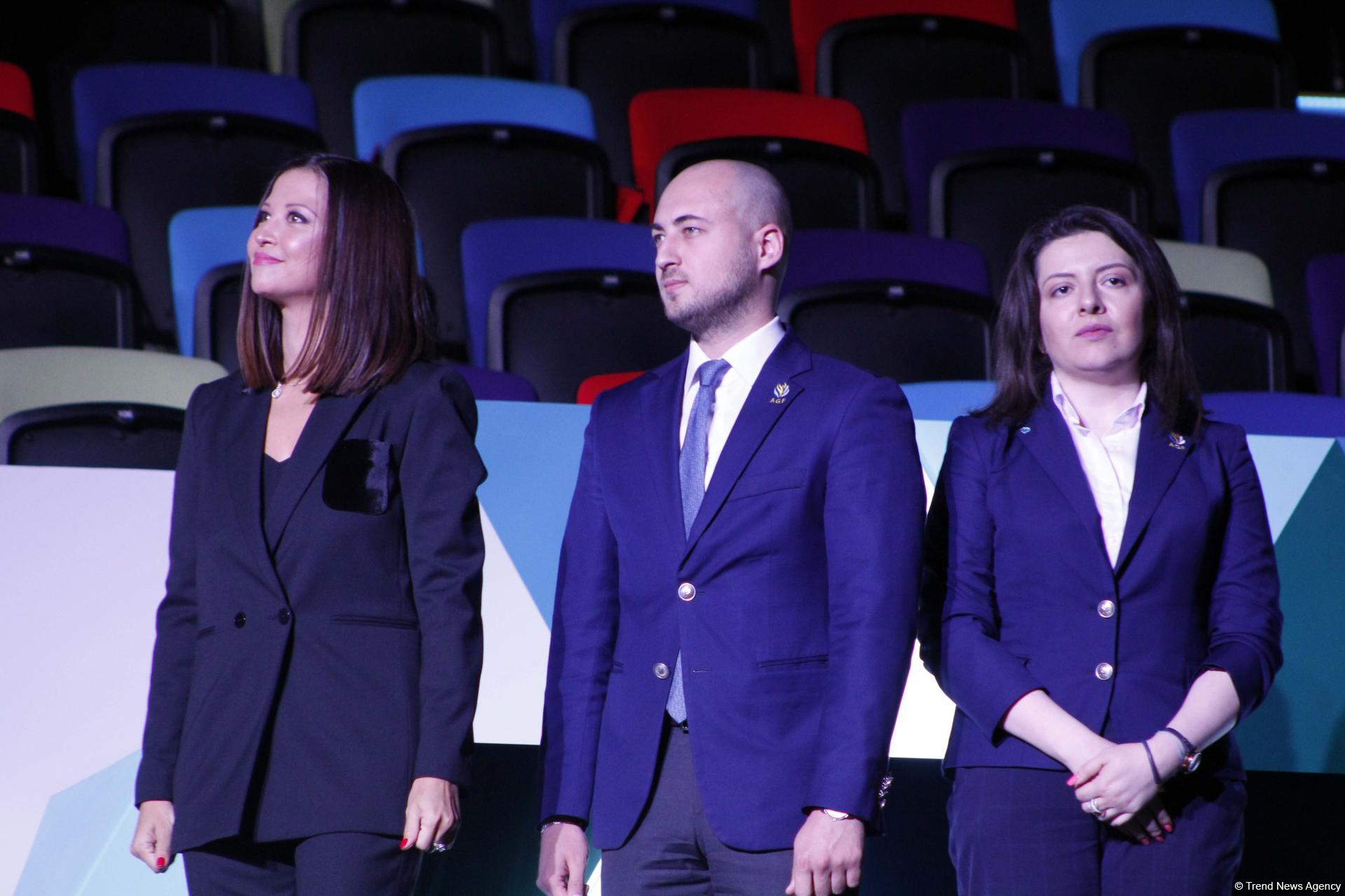 Winners in individual finals of FIG Rhythmic Gymnastics World Cup awarded in Baku (PHOTO)