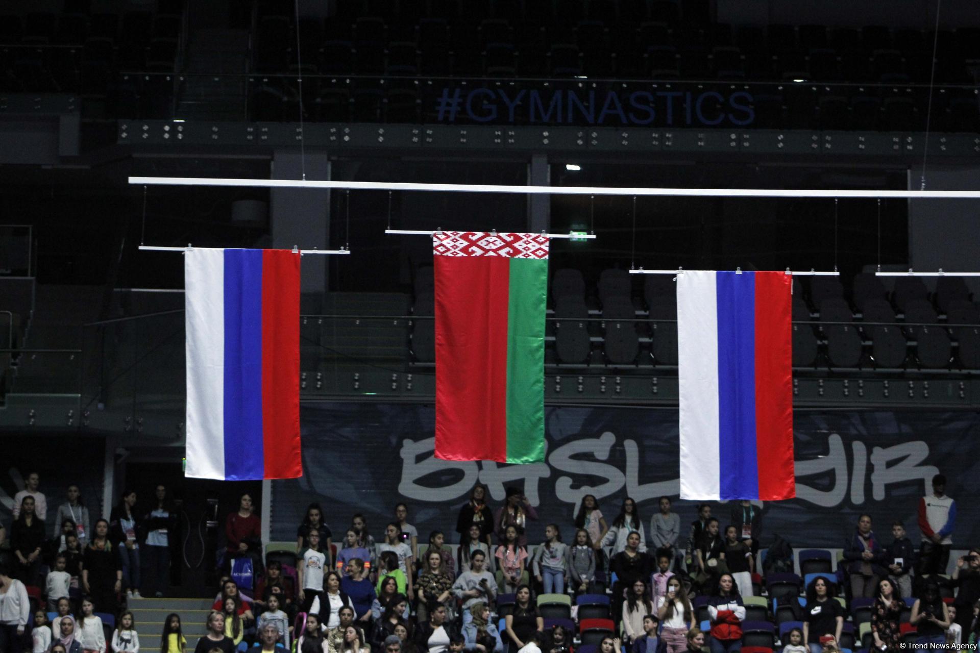 Winners in individual finals of FIG Rhythmic Gymnastics World Cup awarded in Baku (PHOTO)