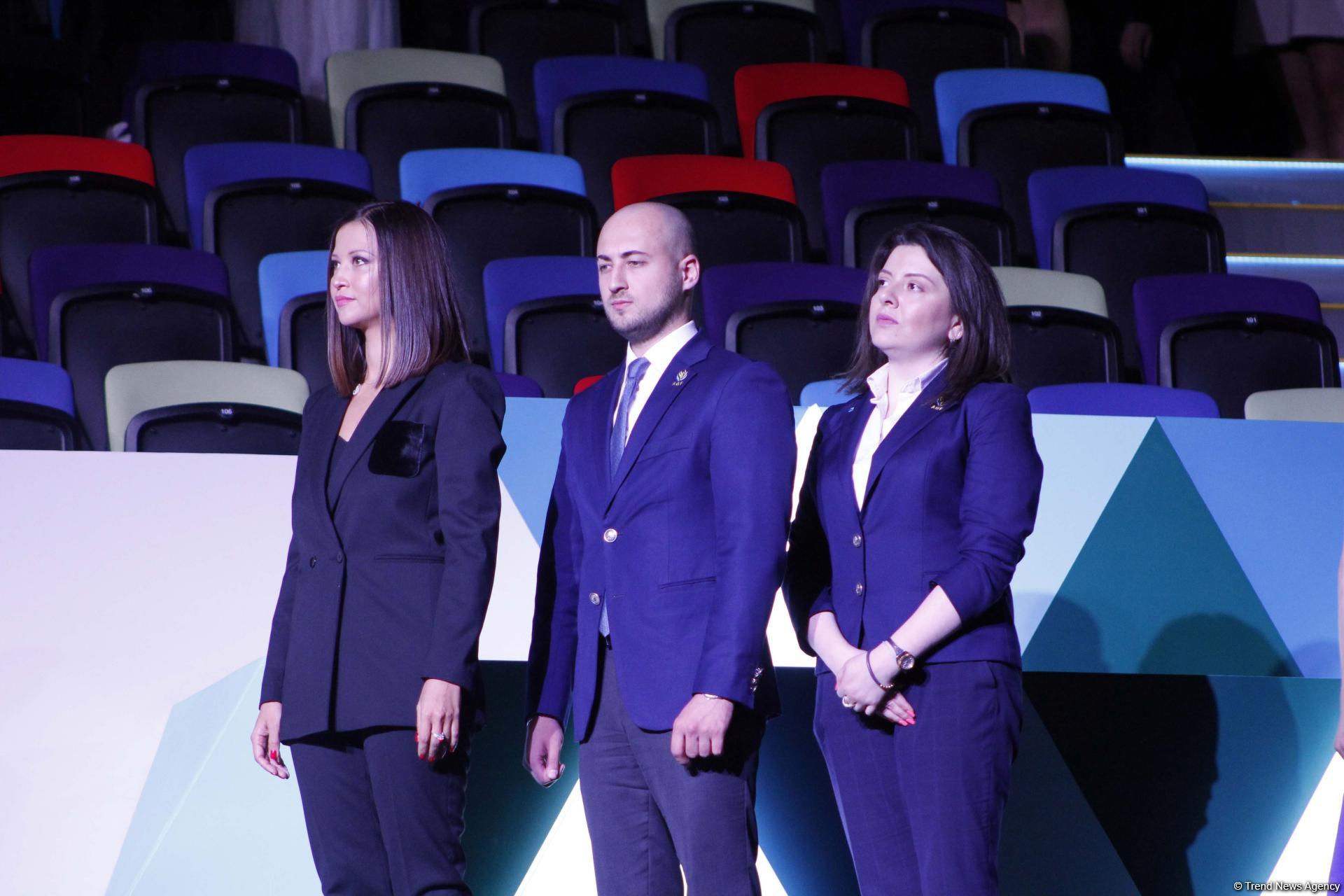 Winners in individual finals of FIG Rhythmic Gymnastics World Cup awarded in Baku (PHOTO)