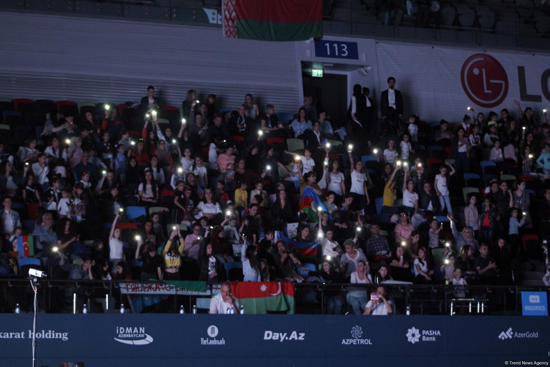Winners in individual finals of FIG Rhythmic Gymnastics World Cup awarded in Baku (PHOTO)