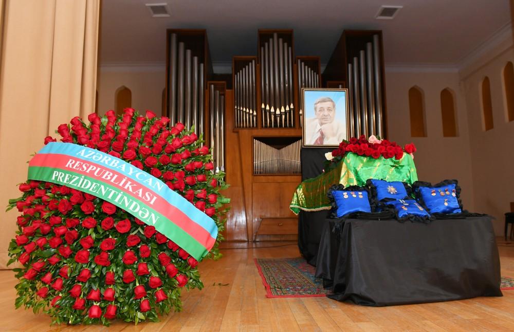 President Aliyev, First Lady Mehriban Aliyeva attended farewell ceremony for prominent composer Arif Malikov (PHOTO)