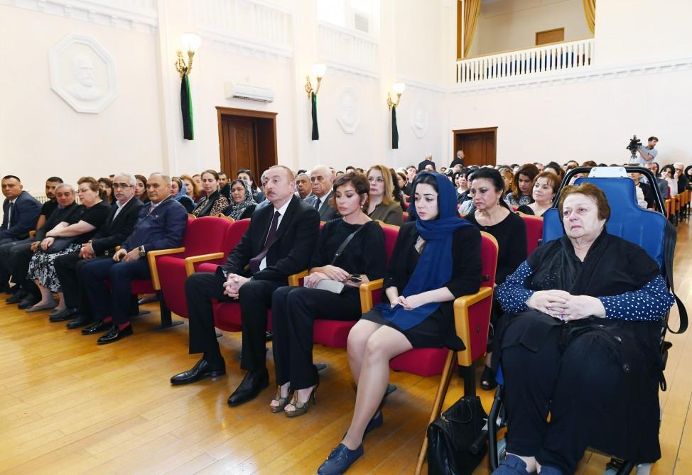 President Aliyev, First Lady Mehriban Aliyeva attended farewell ceremony for prominent composer Arif Malikov (PHOTO)