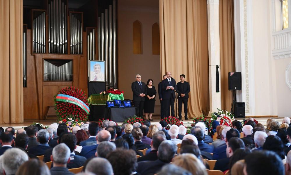 President Aliyev, First Lady Mehriban Aliyeva attended farewell ceremony for prominent composer Arif Malikov (PHOTO)