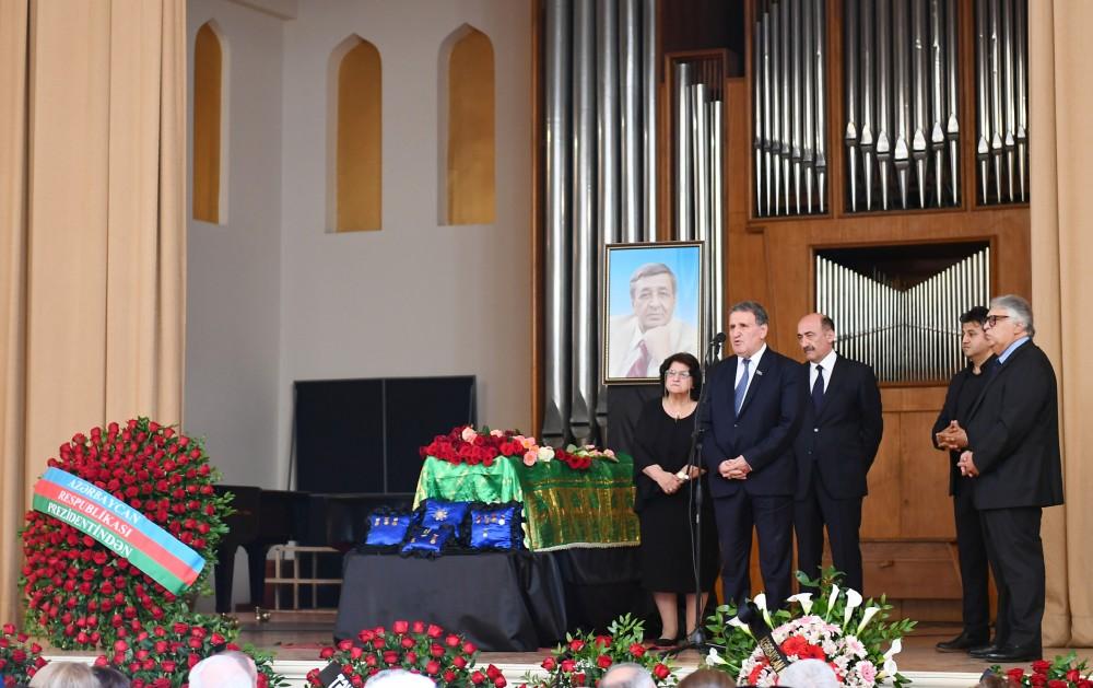 President Aliyev, First Lady Mehriban Aliyeva attended farewell ceremony for prominent composer Arif Malikov (PHOTO)