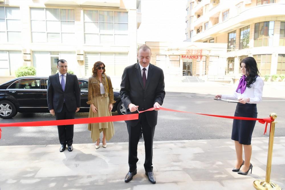 President Aliyev, First Lady Mehriban Aliyeva attend opening of administrative building of DOST Agency (PHOTO)
