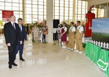 President Aliyev views 25th Azerbaijan International Food Industry and 13th Azerbaijan International Agriculture exhibitions (PHOTO)