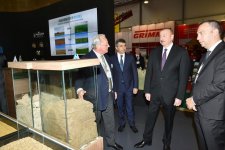 President Aliyev views 25th Azerbaijan International Food Industry and 13th Azerbaijan International Agriculture exhibitions (PHOTO)