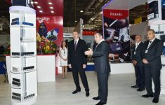 President Aliyev views 25th Azerbaijan International Food Industry and 13th Azerbaijan International Agriculture exhibitions (PHOTO)