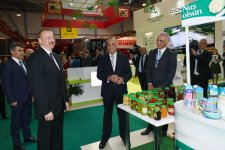 President Aliyev views 25th Azerbaijan International Food Industry and 13th Azerbaijan International Agriculture exhibitions (PHOTO)