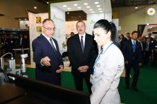 President Aliyev views 25th Azerbaijan International Food Industry and 13th Azerbaijan International Agriculture exhibitions (PHOTO)