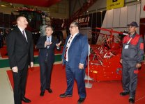 President Aliyev views 25th Azerbaijan International Food Industry and 13th Azerbaijan International Agriculture exhibitions (PHOTO)